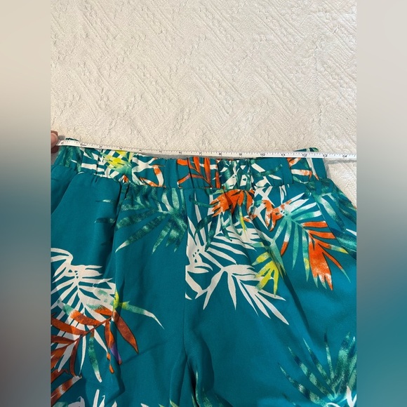 REVOLVE 🌴 Three Eighty-Two Lightweight Tropical Shorts Paradiso Teal, XS NWT! - Picture 12 of 14